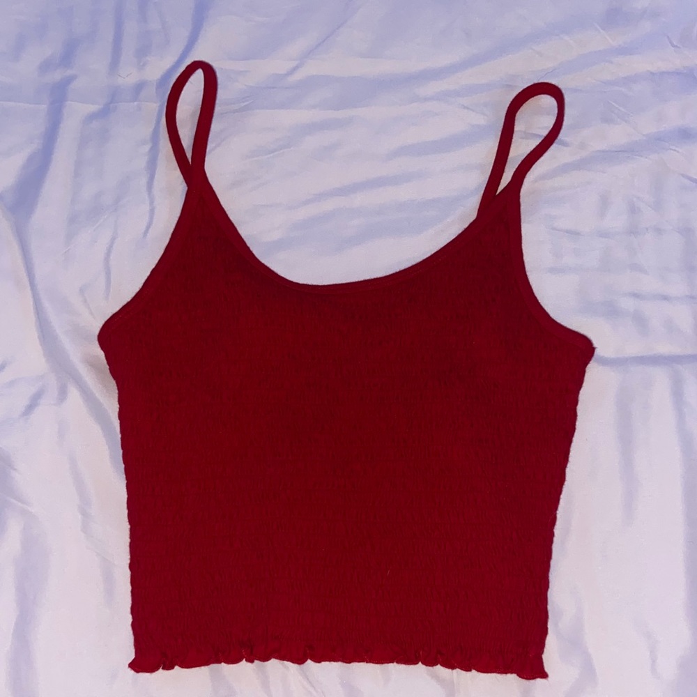 hollister red top